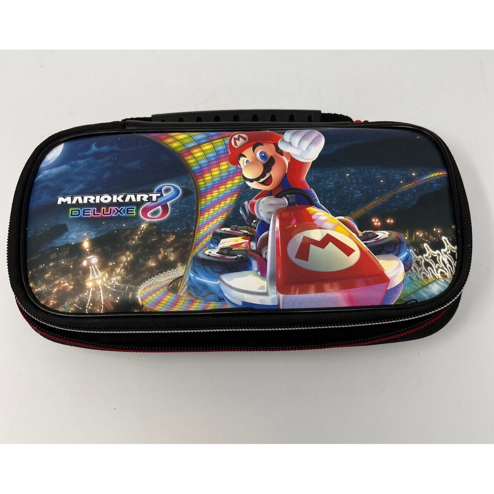 Licensed Nintendo Switch Mario Kart 8 Deluxe Carrying Travel Storage Case